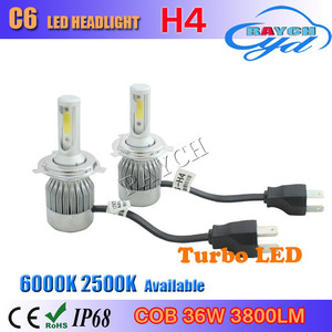 2016 Raych Tout-en-un Design Compact <span class=keywords><strong>36</strong></span> w 3800lm Lumineux COB-Puce C6 H4 LED Phares pour <span class=keywords><strong>les</strong></span> Voitures - Product Image 3