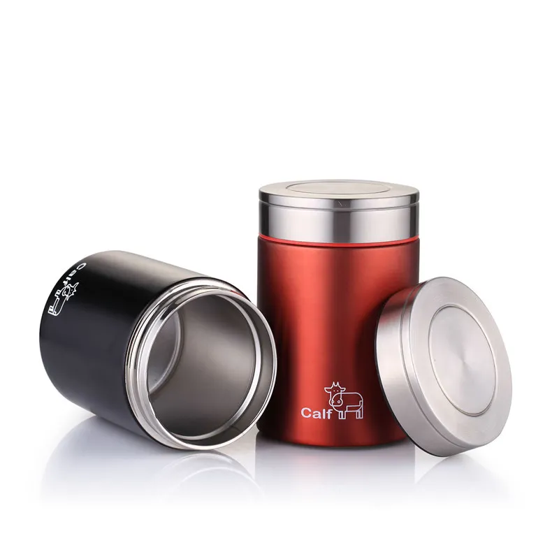 Thermos per alimenti caldi con isolamento sottovuoto a doppia parete in acciaio inossidabile