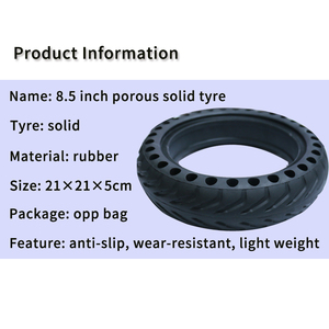 <span class=keywords><strong>Xiaomi</strong></span> Mijia <span class=keywords><strong>M365</strong></span> Kickscooter pneumatico solido 8 1/2*2 a nido d'ape Non peumatico 8.5 pollici poroso Tubeless cellulari <span class=keywords><strong>scooter</strong></span> elettrici - Product Image 5