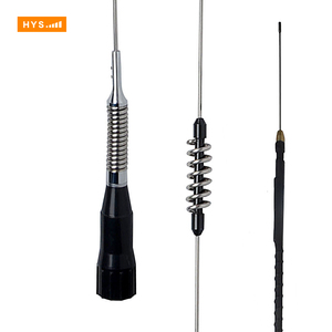 Antenne d'autoradio bluetooth sans fil, cinq bandes, HF VHF UHF, Base à ressort pour CB, coffre - Product Image 1