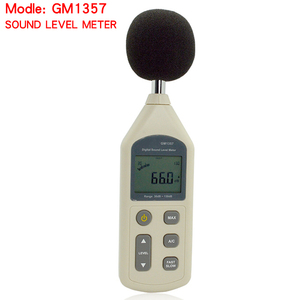 Medidor de ruído, testador de ruído de ambiente de alta precisão <span class=keywords><strong>gm1357</strong></span>, 30-130db, medidor de nível sonoro industrial - Product Image 2