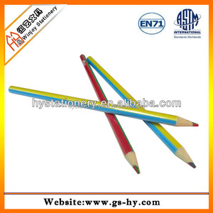 Moda grande 1 cm diámetro personalizada enorme jumbo lápiz de <span class=keywords><strong>color</strong></span> lápiz de madera caliente-venta - Product Image 6