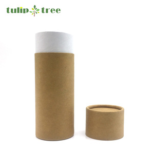 100% Emballage en papier cylindrique biodégradable Conception personnalisée Tube en papier kraft en carton Revêtement UV Estampage Impression Type de boîte dossiers - Product Image 4