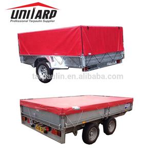 Housses de voiture imperméables Bâche de cargaison utilitaire Bâche en PVC Bâche de <span class=keywords><strong>remorque</strong></span> avec oeillets - Product Image 6