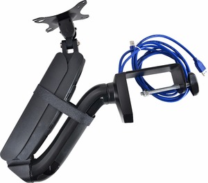 Giá đỡ màn hình <span class=keywords><strong>LCD</strong></span> mới có tay vịn để bàn với cấu trúc bằng kim loại Có thể điều chỉnh độ cao & xoay cho màn hình 17''-32'' - Product Image 5