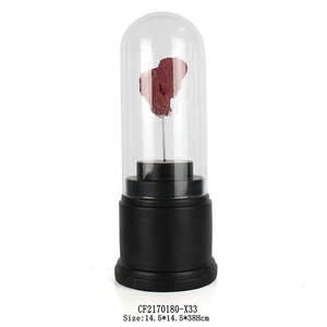 Résine artificielle de corail rouge, 10 pièces, Base métallique, décor de maison - Product Image 5