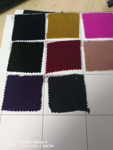 Venta directa de fábrica de solid100 % micro poliéster vino tejido de terciopelo coreano 5000 tela para las mujeres - Product Image 6