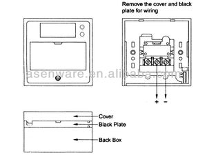 220V AC Alimentation Deux Filaire Point D'appel D'alarme Manuel - Product Image 5
