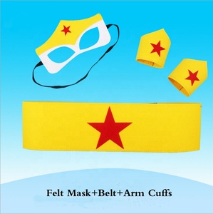 ชุดเข็มขัดและปลอกแขนหน้ากากซุปเปอร์ฮีโร่สำหรับเด็กชุดฮาโลวีนงานปาร์ตี้สวมหน้ากากแบบมีน้ำหนักเบา - Product Image 4