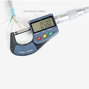Feuille blindée solide de plénum gris de 1000 pieds Rouleau de 305m Câble Cat6 Tambour en bois Câble de mise en réseau de données - Product Image 3