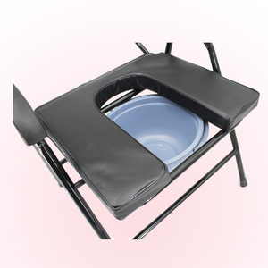 Chaise de toilette en acier, fournitures de thérapie, de rééducation, <span class=keywords><strong>avec</strong></span> accoudoir <span class=keywords><strong>pour</strong></span> <span class=keywords><strong>personnes</strong></span> handicapés, <span class=keywords><strong>personnes</strong></span> <span class=keywords><strong>âgées</strong></span> et hommes - Product Image 6