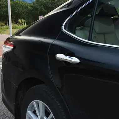 ของขวัญคุณภาพสูง Auto ABS โครเมี่ยมประตูจับรถภายนอกอุปกรณ์เสริมสำหรับ Toyota Camry 2018 8th