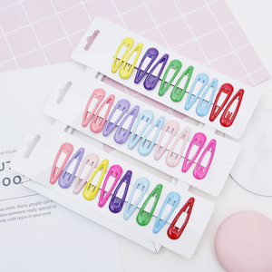 Fermaglio per capelli in metallo da <span class=keywords><strong>5cm</strong></span> all'ingrosso fermaglio per capelli a scatto per bambini fermaglio per capelli accessori per capelli per bambina accessori per bambini - Product Image 2