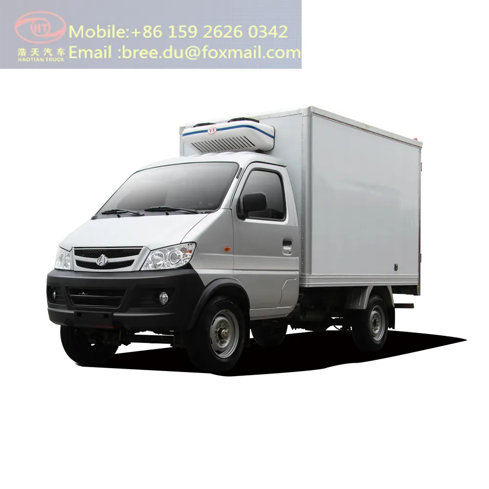 China best quality mini refrigerated cargo van truck with factory price
