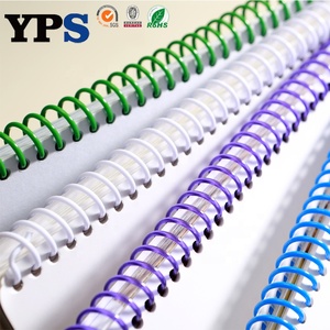 Printed <strong>Book</strong> and <strong>Note</strong> <strong>Book</strong> Used 1/4" PVC Plastic Single Coils Spiral Wire O - Product Image 2
