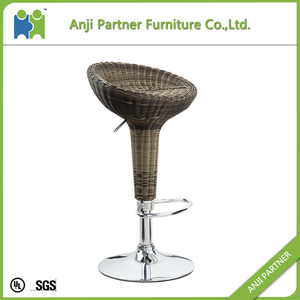 Alta calidad china fabricante durable ajustable mimbre taburete de bar (Megi) - Product Image 4