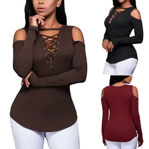 Latest Designs Casual Fashion Ladies Shirts Tops