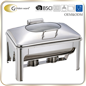 Golden Ware <span class=keywords><strong>restaurante</strong></span> y hotel 9L Acero inoxidable buffet chafing dish - Product Image 2