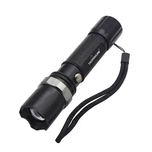 Factory Hot Sale Multifunction Power Led Torch Metal Rechargeable 18650 Tactical Flashlight