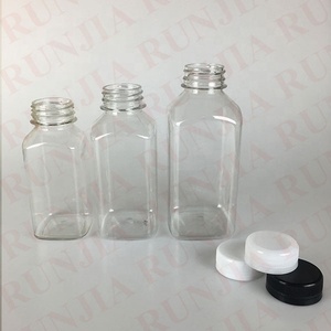 Phoera — bouteille courte de 250ml, 350ml, 500ml, 1000ml, de forme carrée, contenant pour jus frais, pour thé - Product Image 6