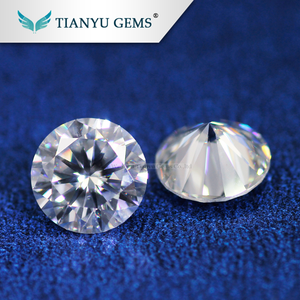 Super bonne qualité excellente coupe 6.5mm 1ct lâche blanc diamant prix par carat - Product Image 3