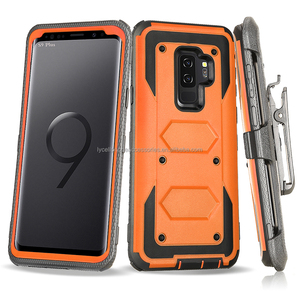 Đầy đủ-Bảo Vệ cơ thể Điện Thoại Di Động Chân Đế Lai Bìa Rugged Holster <span class=keywords><strong>Case</strong></span> cho Samsung Galaxy S9 CỘNG VỚI - Product Image 5