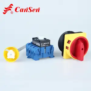 Cansen-Interruptor de interbloqueo de puerta, LW30-20 300040, Desconector bloqueable con eje de extensión