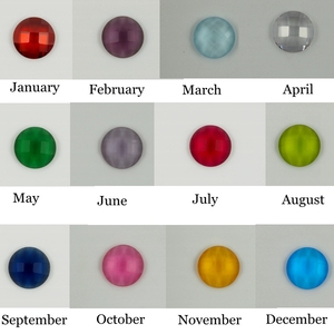 Hot Sale CZ Birth stones Lab Erstellt Korund Edelstein Geburts steine