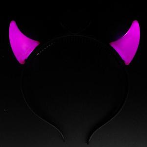Corna da Diavolo Luminose con Fascia LED per Costume di Halloween, Decorazioni per Feste di Capodanno, Corna Stampate da 9 Pollici, 3000 Pezzi - Product Image 3