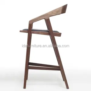 आधुनिक हल्के लक्जरी होटल बार घर ठोस लकड़ी की पट्टी कुर्सी कटकाना स्टूल को सीयन द्वारा डिजाइन किया गया