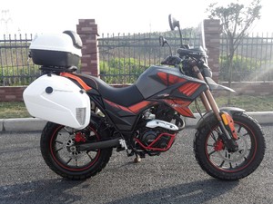 Motocyclette TEKKEN 250cc avec boîte latérale, moto chinoise, moteur <span class=keywords><strong>Loncin</strong></span> RE 250cc, moto tout-terrain, motocyclettes crossover 250cc - Product Image 4