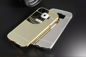 S6 S6 caso extremo <span class=keywords><strong>de</strong></span> Metal <span class=keywords><strong>de</strong></span> aluminio + borrar PC Phone Case para Samsung Galaxy S6 S6 borde - Product Image 1
