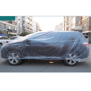 Custom monouso in PVC trasparente copri auto in alluminio impermeabile protezione UV copertura della pellicola della finestra con sacchetto di plastica - Product Image 2