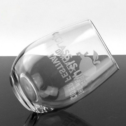 Transparent stemless wine glass crystal whiskey glass