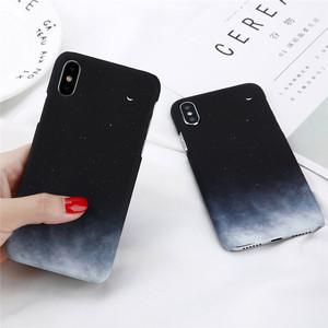 Gradiente cielo estrellado imprimir <span class=keywords><strong>Luna</strong></span> estrellas hard PC Phone funda para iPhone x 8 8 más 7 6 s 6 más - Product Image 4