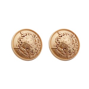 Fashion Embossed Brand logo Custom Designer Metal Shank <strong>Button</strong> With logo for <strong>Suit</strong> - Product Image 2