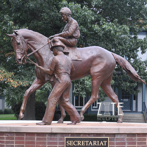 La <span class=keywords><strong>vida</strong></span> de Metal tamaño <span class=keywords><strong>guerrero</strong></span> de bronce caballo estatua ecuestre escultura - Product Image 5
