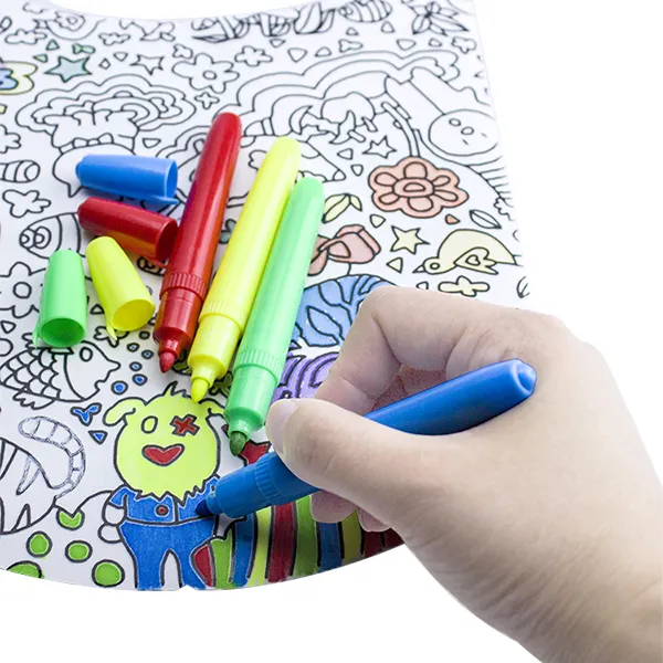 Niet-toxisch 26 kleuren Textiel Permanente Markeerstift Set, niet-Wasbare Stof Permanente Maker Pen Voor Tekening op Stof en Textiel