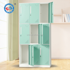 <span class=keywords><strong>Casier</strong></span> en aluminium professionnel fabriqué en Chine pour stade, 9 portes, en acier métallique, pour le stockage de matériel de golf - Product Image 2