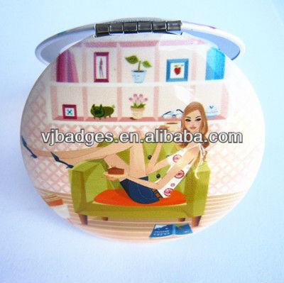 двойное зеркало боковой карман с логотипом