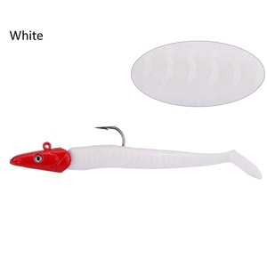 Leurre souple Jighead Sand Eel, appât de jigging, pour morue, cabillaud, basse, gurnard, 11 cm, 22 g, jig Sandeel - Product Image 4