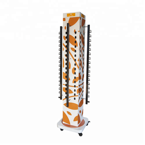 Customized Floor Standing Sunglasses/eyewear/optical Display Rack with Rotating Wheel