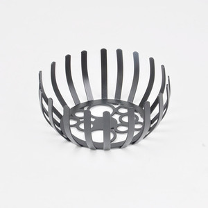 Panier de fruits de taille de médias de fil d'acier d'or rose de forme gentille-Utilisation à la maison écologique - Product Image 4