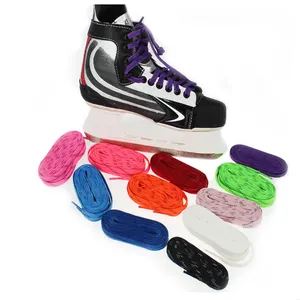 New products waxed and waterproof ice hockey skating shoelaces