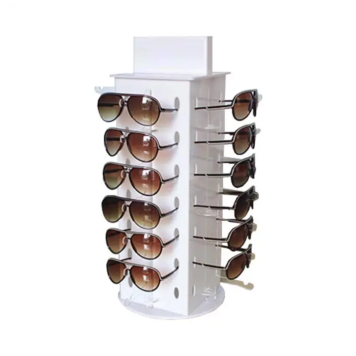 Plexiglas Sonnenbrille Acryl Sonnenbrille Display Counter Lock Fall Schrank Brillen stangen stehen Brille Desktop Brillen ständer