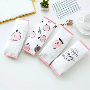 Sáng Tạo Lựu Dâu Tây Trường Trường Hợp Bút Chì Dễ Thương Pu Da Túi Bút Kawaii Văn Phòng Phẩm Pouch Trường Văn Phòng Nguồn Cung Cấp