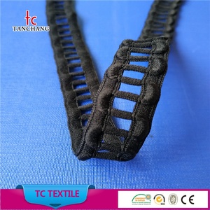 Nhà Máy Hỗ Trợ 2018 Thiết Kế Mới <span class=keywords><strong>20Mm</strong></span> Dệt Kim Đàn Hồi Thang Ren Trim Cho Quần Áo TCYL20 - Product Image 2