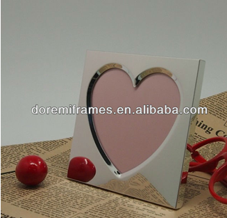 qmemo красивый металлический фоторамка с формы сердца сделано в китае