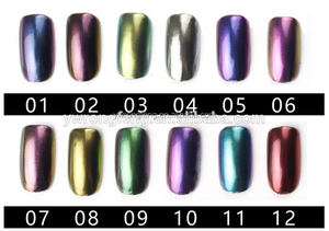 Luxury Acrylic <strong>Nail</strong> <strong>Chrome</strong> Pigment <strong>Powder</strong> with Magic Metallic Mirror Effect CE Certified Customizable for <strong>Nail</strong> Art DIY - Product Image 5