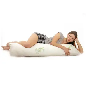 Luxe Bamboe Versnipperd Memory Foam Full Body Zwangere Kussen